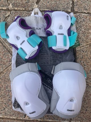 Protecciones Oxelo Talla S Codos y Rodillas