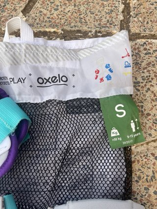 Protecciones Oxelo Talla S Codos y Rodillas