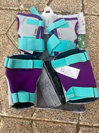 Protecciones Oxelo Talla S Codos y Rodillas