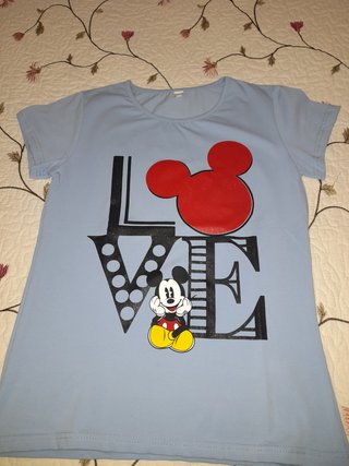 Camiseta manga corta mujer Mickey Mouse