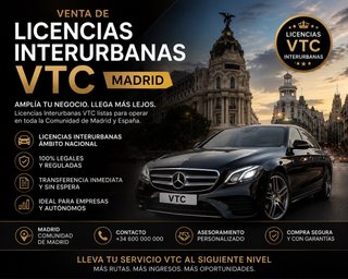 Venta de licencias Inteurbanas de Madrid