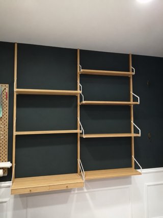 Estantería pared bambú IKEA