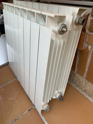 Radiador aluminio blanco 8 módulos