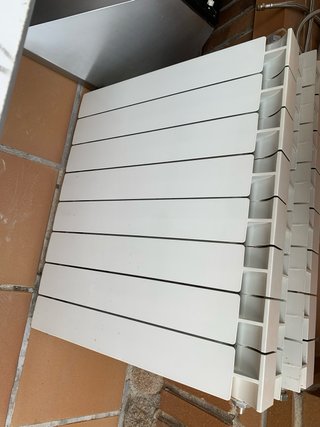 Radiador aluminio blanco 8 módulos