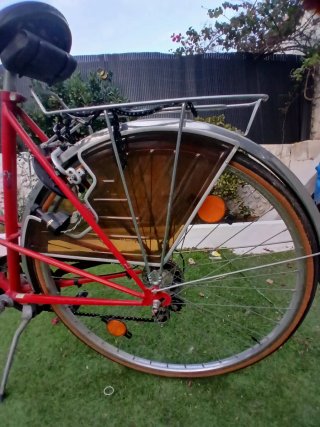 Bicicleta Peugeot Roja Mujer Vintage