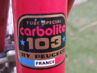 Bicicleta Peugeot Roja Mujer Vintage