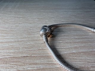 Pulsera Pandora Original con Cadena Seguridad