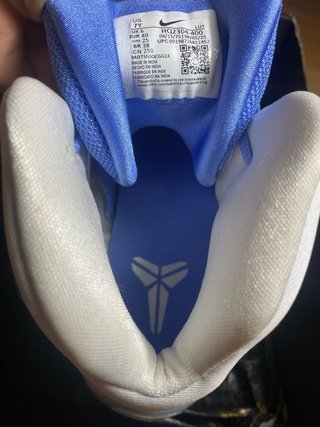 Nike Kobe 3 Azul y Blanco