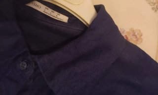 Mono largo Lino Azul Marino