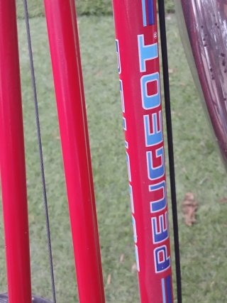 Bicicleta Peugeot Hombre Vintage Roja
