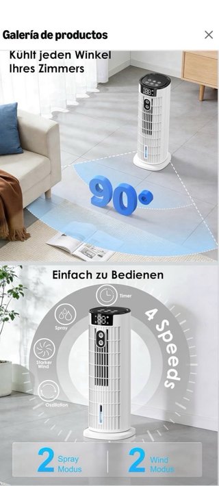 Aire Acondicionado Portátil Humidificador