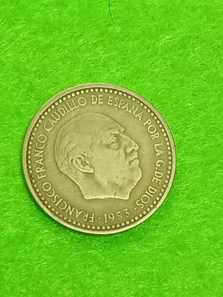 Moneda Franco Caudillo de España 1953 stella 56