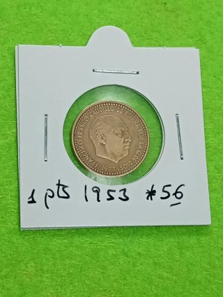 Moneda Franco Caudillo de España 1953 stella 56