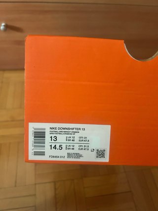 Nike Downshifter 13 Talla 47.5 Nuevas