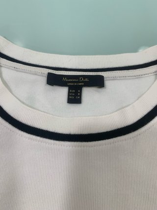 Camiseta Massimo Dutti Punto Talla S