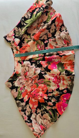 Minigonna floreale tg. S