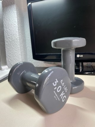 Manubri 3 kg (6,6 lbs) Decathlon *NUOVI*