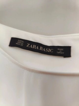 Blusa bicolor Zara - schiena aperta