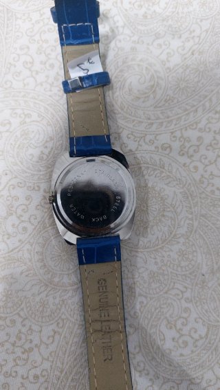 Reloj Xinge Azul y Plateado con Cristales
