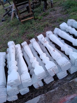 Balustres blancos para escayola