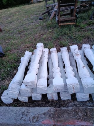 Balustres blancos para escayola