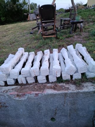 Balustres blancos para escayola