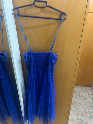 Vestido azul nuevo sin etiqueta