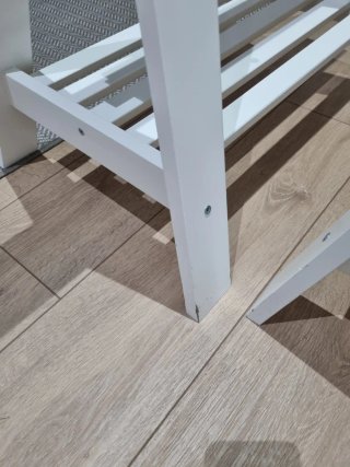 Caballetes Ikea Madera Blancos