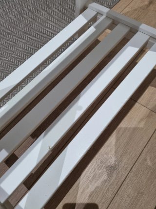 Caballetes Ikea Madera Blancos