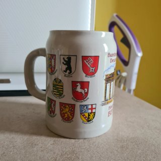 Tazza birra ceramica Germania
