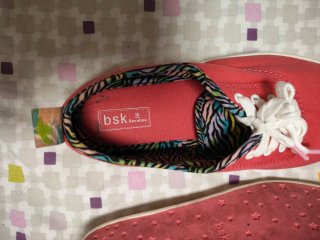 Zapatillas BSK Lona Rosa Talla 38