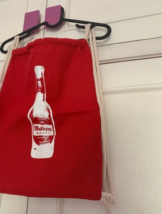 Bolsa mochila Mahou Roja