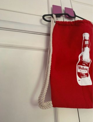 Bolsa mochila Mahou Roja