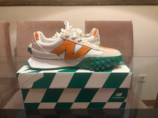 Sneakers New Balance x Casablanca Beige/Arancia