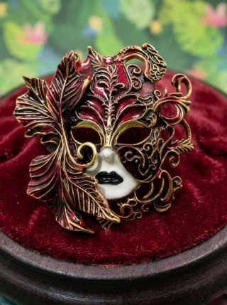 Broche Máscara Veneciana