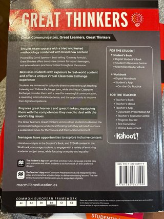 "Pack Great Thinkers: B2 Student’s + Workbook"