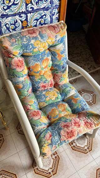 Conjunto sillones de exterior ratán