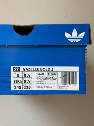 Adidas Gazelle Bold ‘Bliss Pink’ 38.5