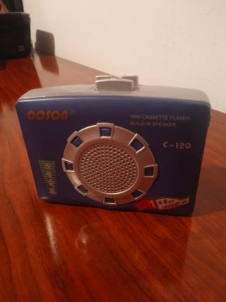 Reproductor Cassette Playerstar C-120 Azul