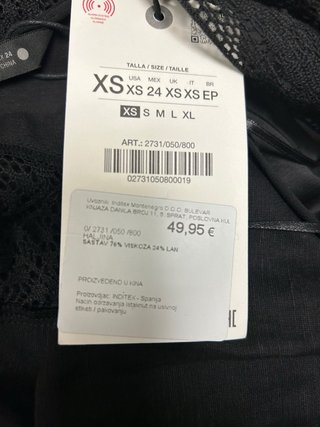 Elegante Abito Zara Woman Nero