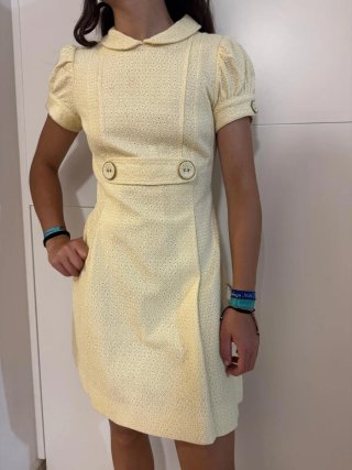 Vestido Holy Preppy Amarillo Talla XS