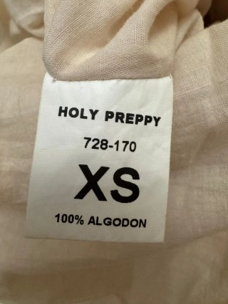 Vestido Holy Preppy Amarillo Talla XS