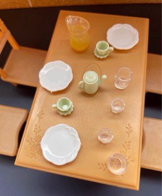 Set Sylvanian Families con accessori per sala da pranzo