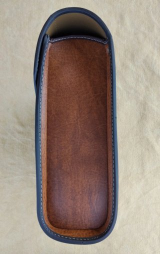 Cartella vintage anni 70/80 marrone