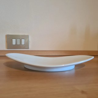 Piatto in ceramica bianco