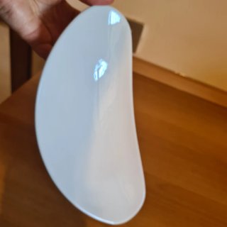 Piatto in ceramica bianco