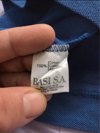 Polo Lacoste Azul Años 2000