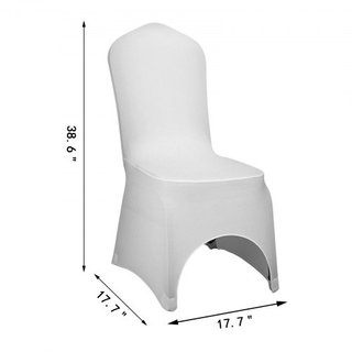 Cubiertas de Sillas Plegables de Spandex Elástico, Cubierta Frontal Arqueada Universal Ajustada, Fundas Protectores Removibles y Lavables, para Bodas, Vacaciones, Banquetes, Fiestas, Celebraciones...