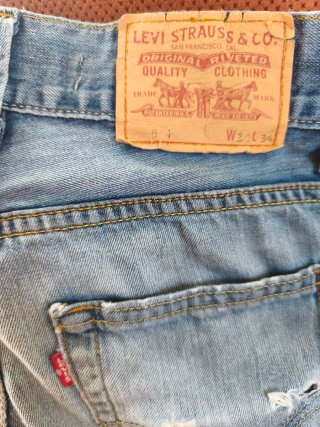 2 Vaqueros Levi's Cortos Vintage