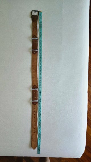 Cintura vintage pelle anni '80 borchie